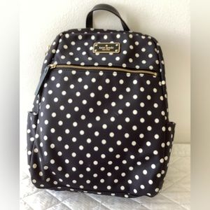 Kate Spade small backpack. Polka dots